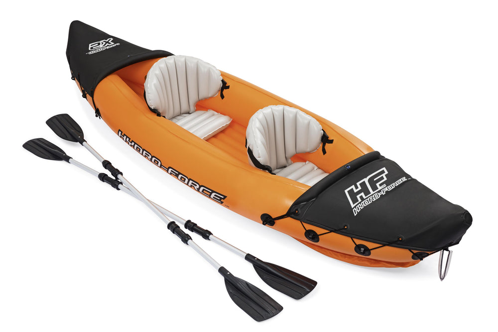 Bestway 3.21M X 1.00M Rapid X2 Kayak (Contents:1 boat, 2 paddles,1 hand pump,2 fins, 1 carry bag,repair patch)