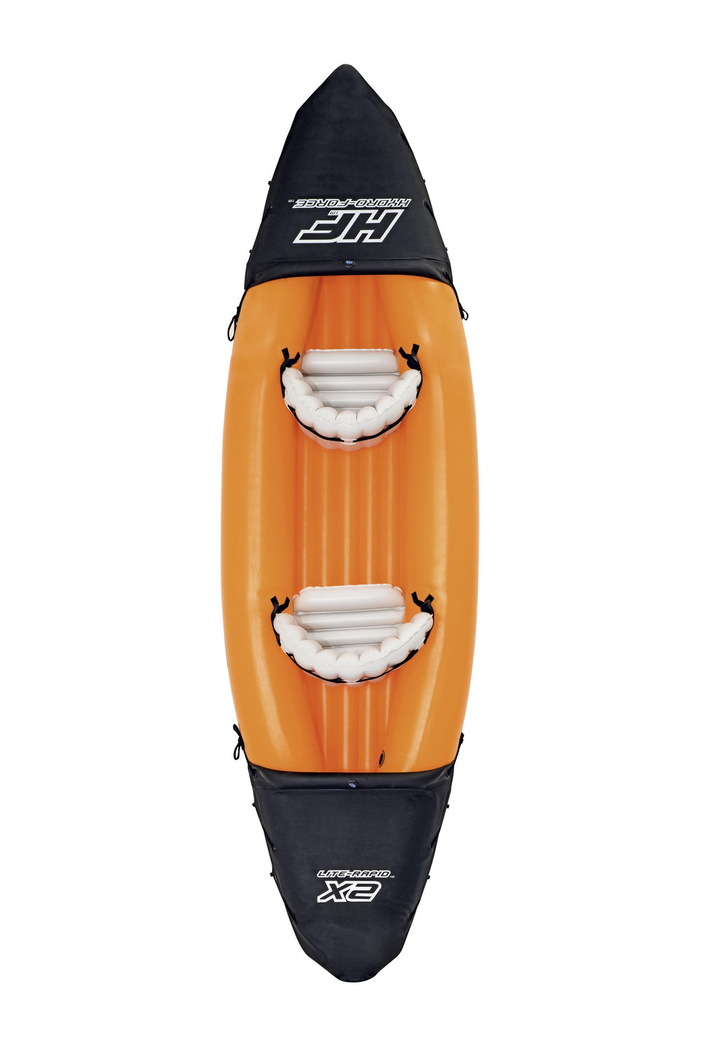Bestway 3.21M X 1.00M Rapid X2 Kayak (Contents:1 boat, 2 paddles,1 hand pump,2 fins, 1 carry bag,repair patch)
