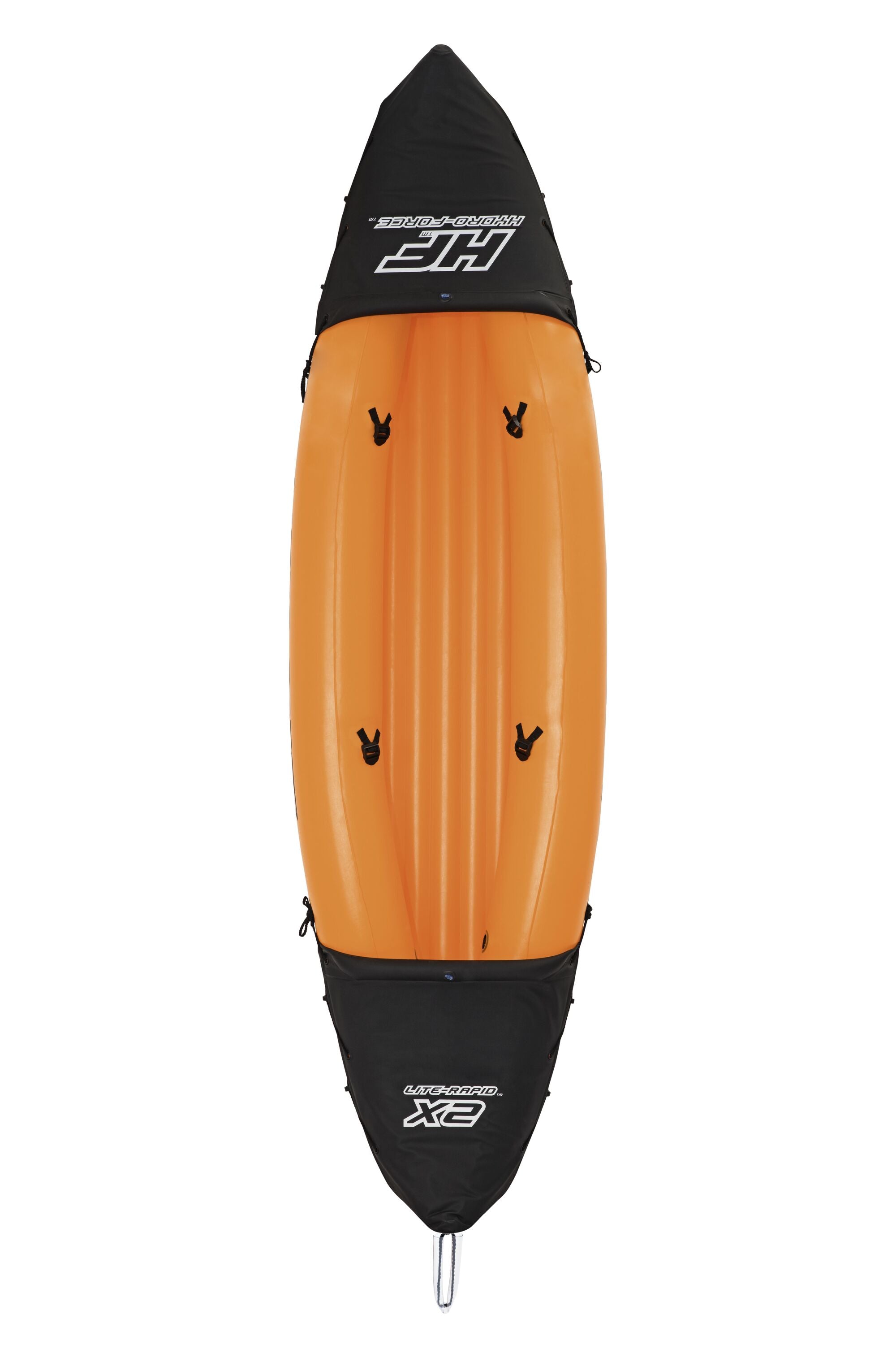 Bestway 3.21M X 1.00M Rapid X2 Kayak (Contents:1 boat, 2 paddles,1 hand pump,2 fins, 1 carry bag,repair patch)