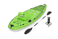 Bestway 2.85M X 92CM Koracle X1 Kayak (1 kayak, 1 paddle, 1 hand pump, 2 fins, 1 carry bag, 1 storage net, repair patch)