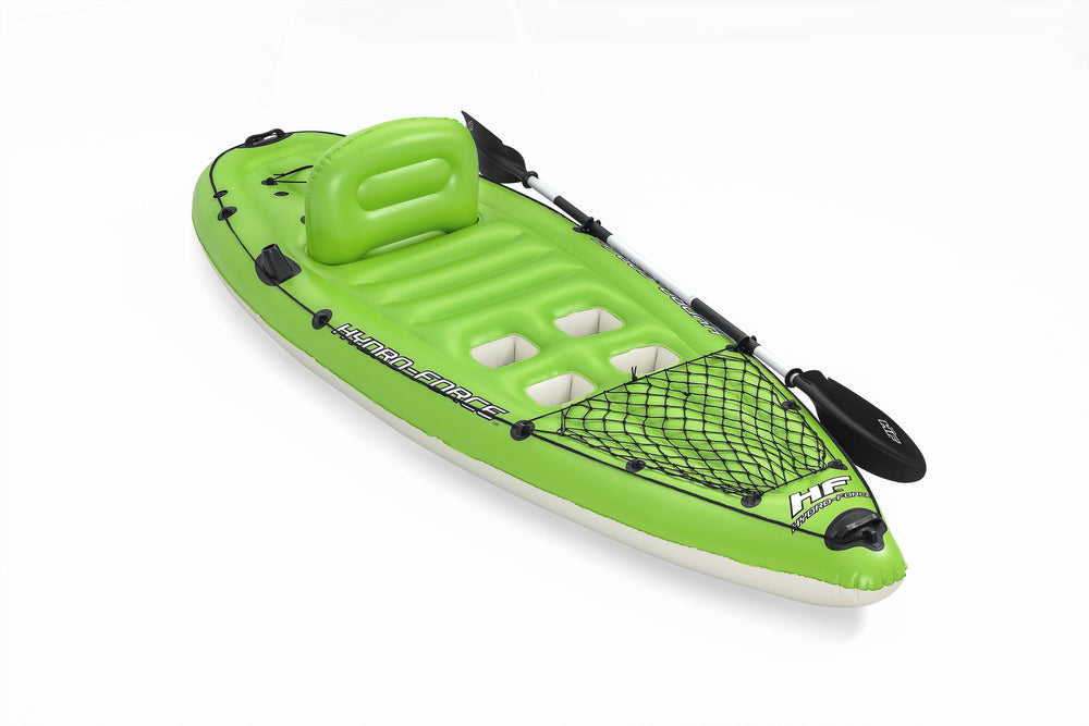 Bestway 2.85M X 92CM Koracle X1 Kayak (1 kayak, 1 paddle, 1 hand pump, 2 fins, 1 carry bag, 1 storage net, repair patch)