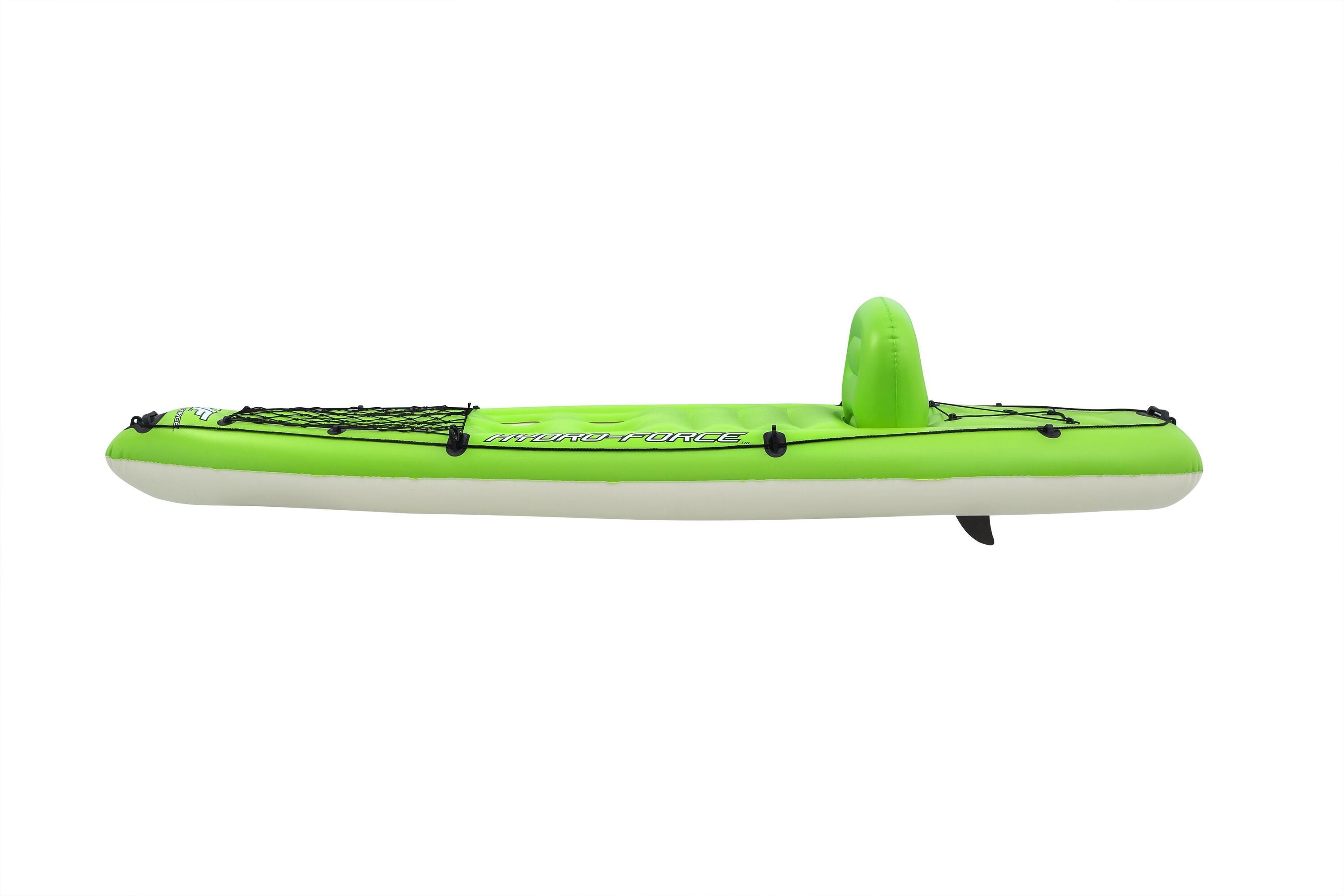 Bestway 2.85M X 92CM Koracle X1 Kayak (1 kayak, 1 paddle, 1 hand pump, 2 fins, 1 carry bag, 1 storage net, repair patch)