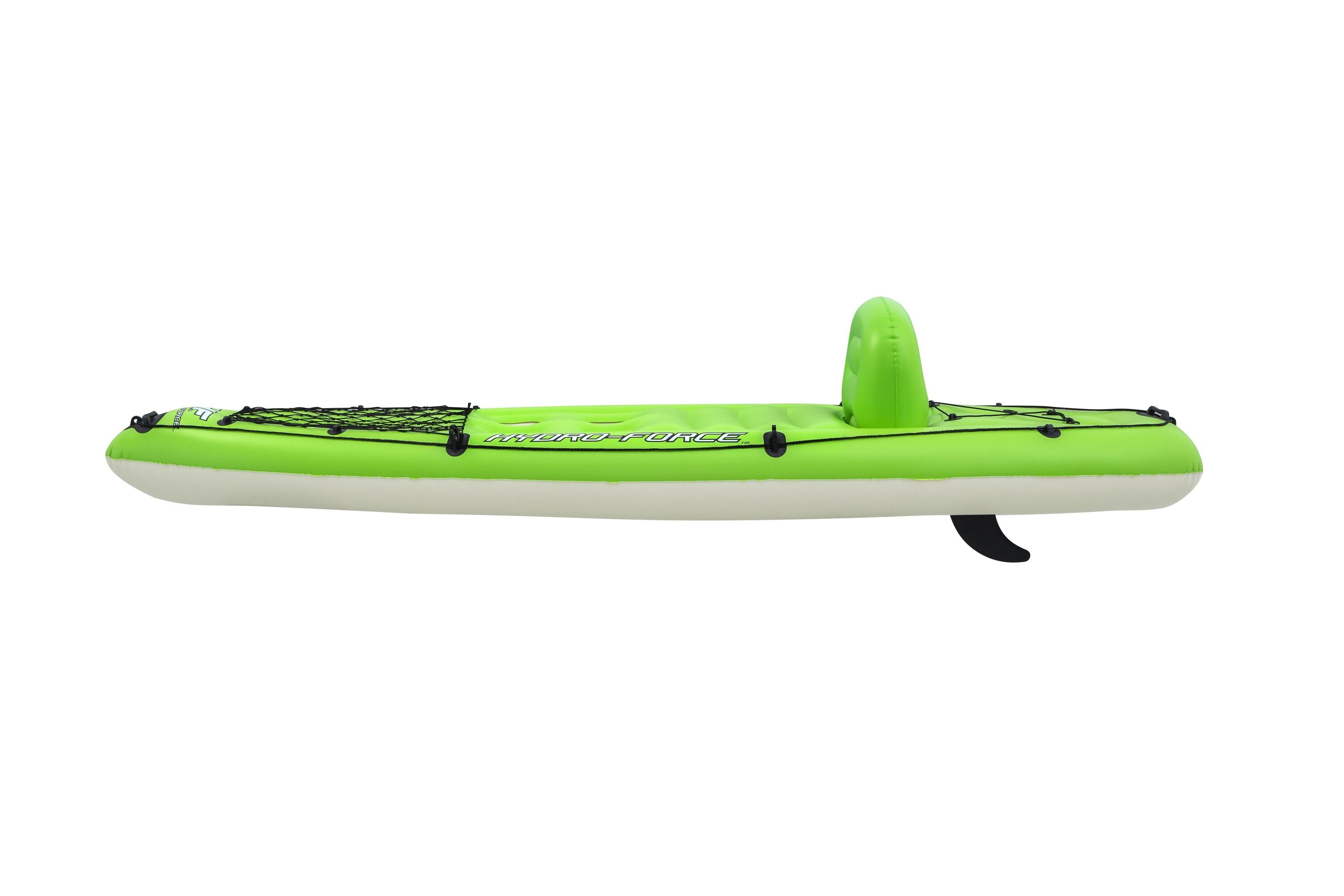 Bestway 2.85M X 92CM Koracle X1 Kayak (1 kayak, 1 paddle, 1 hand pump, 2 fins, 1 carry bag, 1 storage net, repair patch)