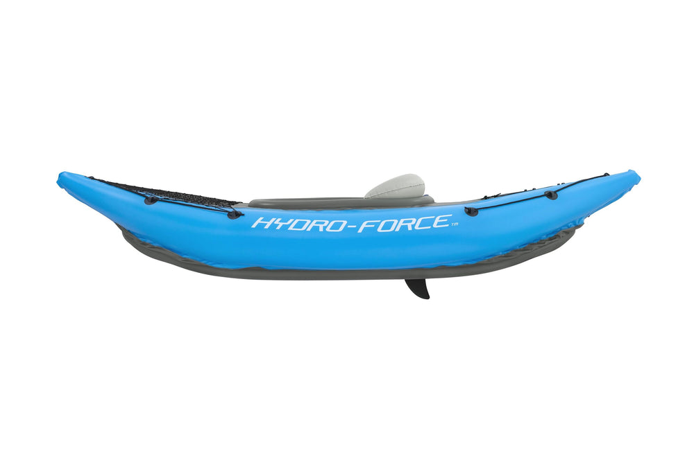 Bestway 2.75M X 81CM Cove Champion X1 Kayak (Contents :1 kayak,1 paddle,1 hand pump,2 fins, 1 storage net, repair patch)