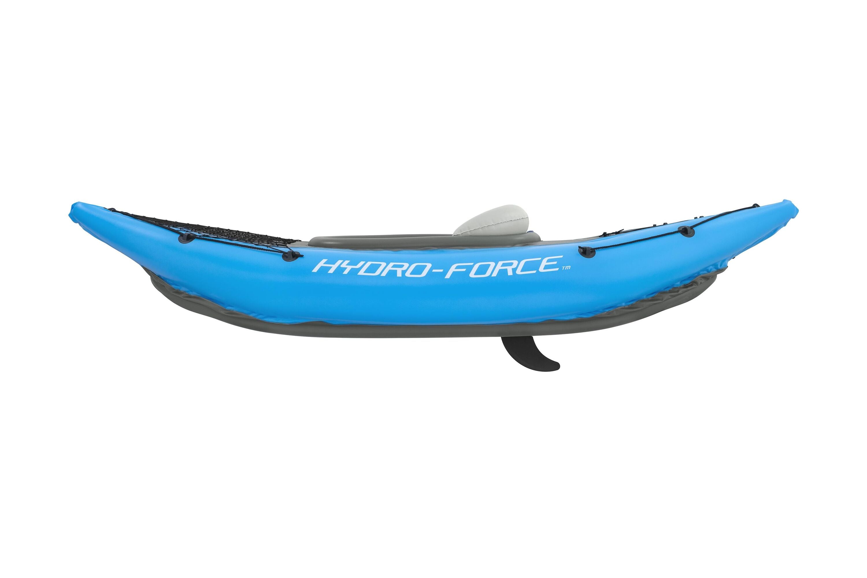 Bestway 2.75M X 81CM Cove Champion X1 Kayak (Contents :1 kayak,1 paddle,1 hand pump,2 fins, 1 storage net, repair patch)
