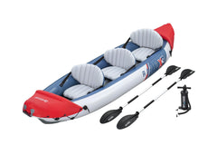 Bestway 3.81 M X 1.00 M Rapid X3 Kayak (Contents :1 kayak, 2 paddles, 1 hand pump,2 fins, 1 carry bag, repair patch)