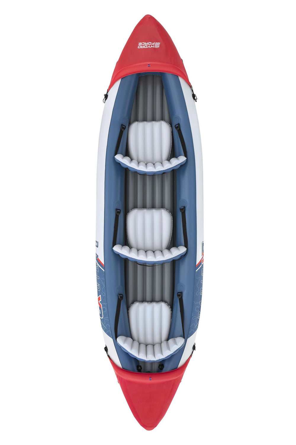Bestway 3.81 M X 1.00 M Rapid X3 Kayak (Contents :1 kayak, 2 paddles, 1 hand pump,2 fins, 1 carry bag, repair patch)