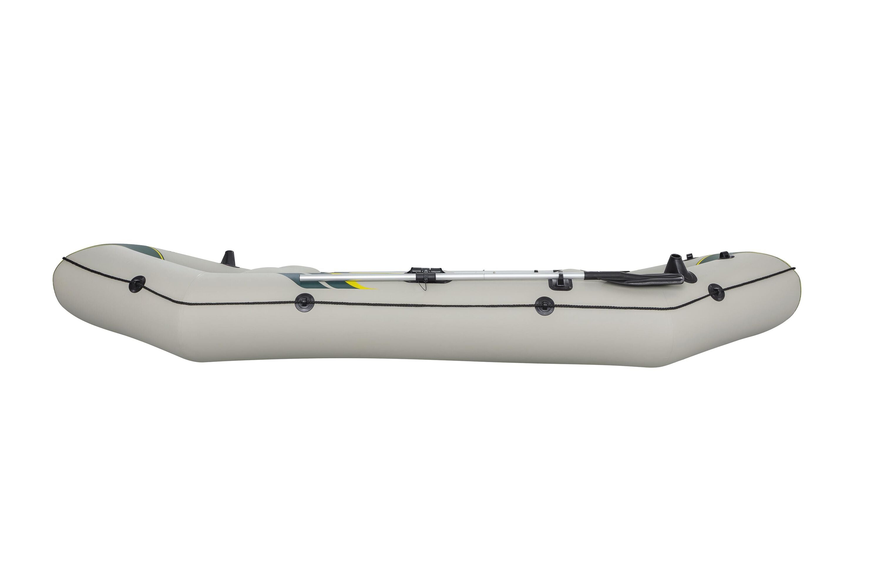 Bestway 3.20M X 1.48M X47CMRANGER Elite X4 Raft Set (Contents:1 boat, 1 pair of oars, 1 hand pump, 1 gear pouch, 1 carry bag, repair patch)