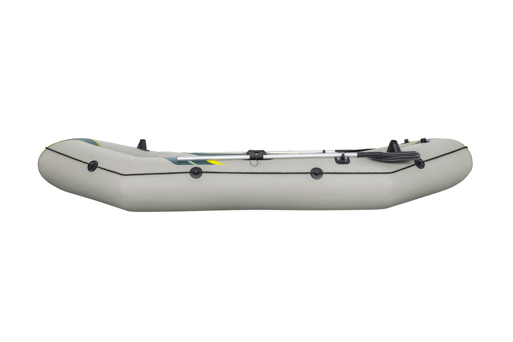 Bestway 2.95M X 1.30M X46CMRANGER Elite X3 Raft Set (Contents:1 boat, 1 pair of oars, 1 hand pump, 1 gear pouch, 1 carry bag, repair patch)