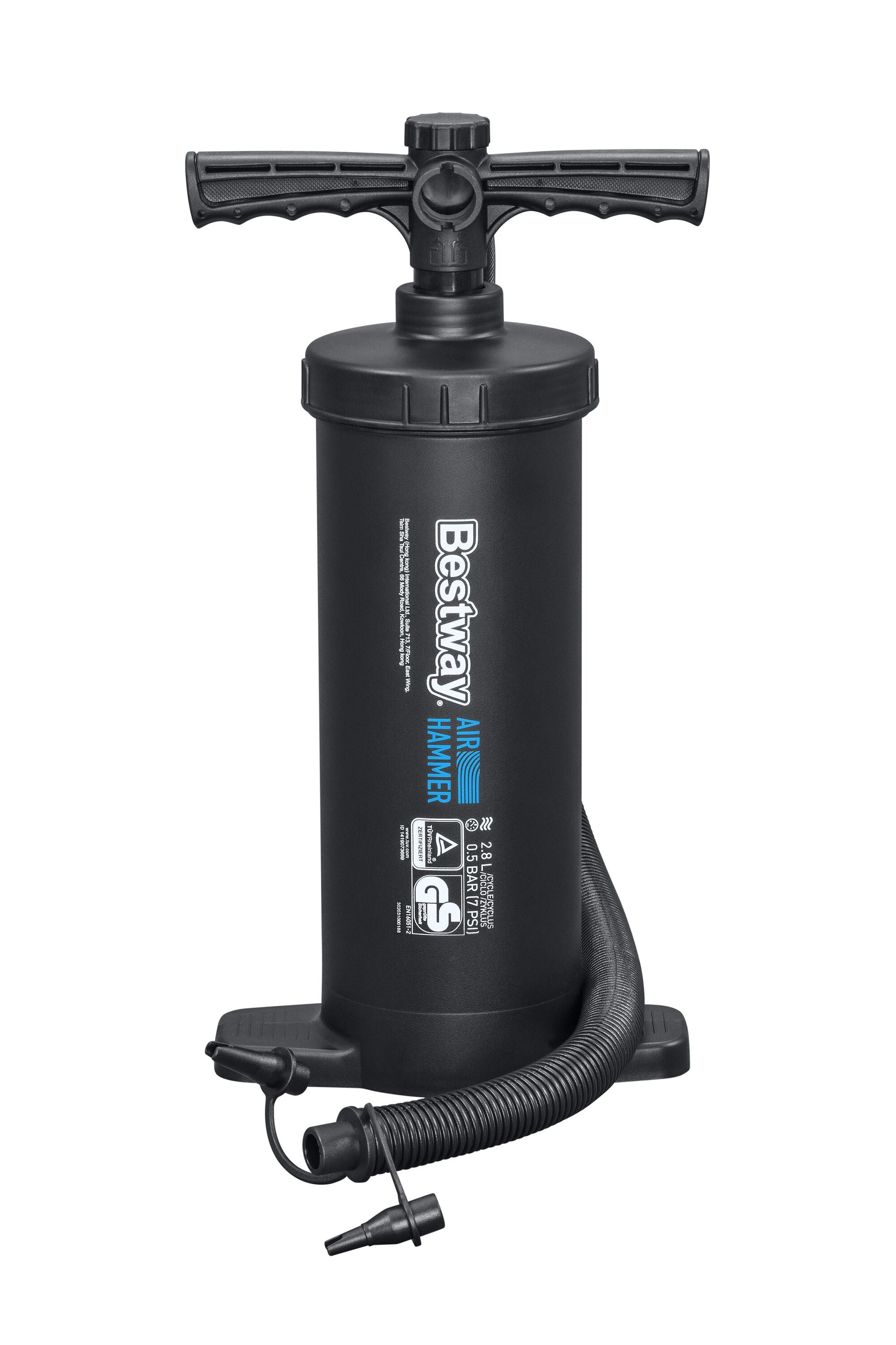Bestway 2.95M X 1.30M X46CMRANGER Elite X3 Raft Set (Contents:1 boat, 1 pair of oars, 1 hand pump, 1 gear pouch, 1 carry bag, repair patch)