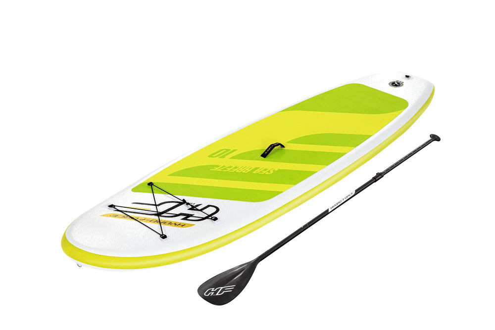 Bestway 3.05M X 84CM X 12CM Sea Breeze Set (Contents:1 paddleboard, 1 paddle, 1 hand pump, 1 backpack, 1 coiled leash, 1 fin, repair kit)