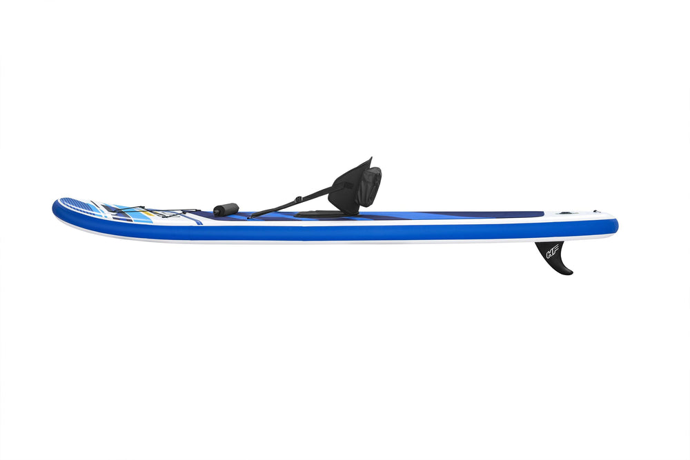 Bestway 3.05M X 84CM X 12CM Oceana Convertible Set (Contents:1 paddleboard, 1 paddle, 1 hand pump, 1 backpack, 1 coiled leash, 1 seat, 1 footrest,1 fin, repair kit)