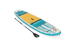 Bestway 3.40M X 89CM X 15CM Panorama Set (Contents:1 Paddleboard,1 paddle,1 hand pump,1 backpack,1 coiled leash,1 fin, repair kit.)