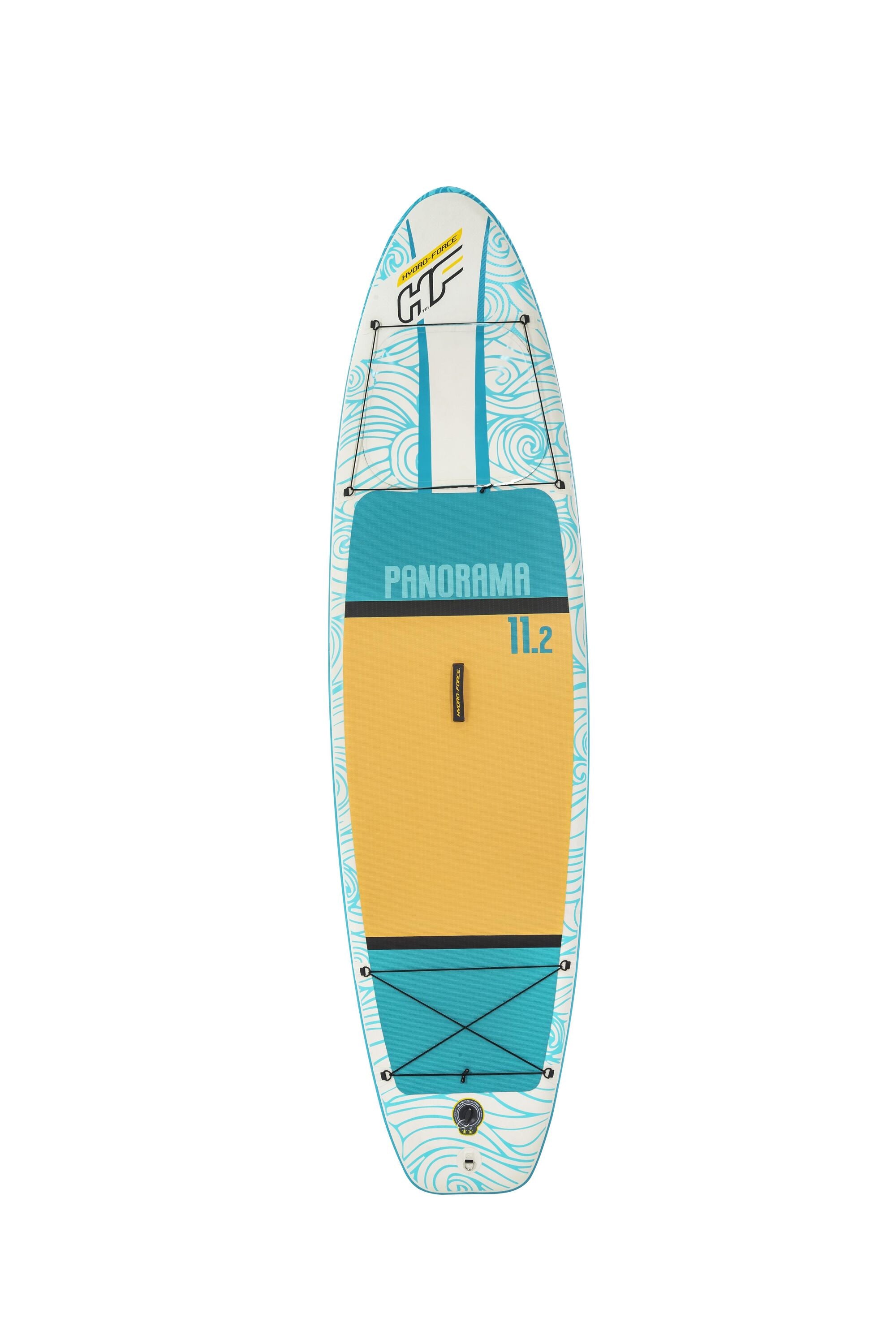 Bestway 3.40M X 89CM X 15CM Panorama Set (Contents:1 Paddleboard,1 paddle,1 hand pump,1 backpack,1 coiled leash,1 fin, repair kit.)