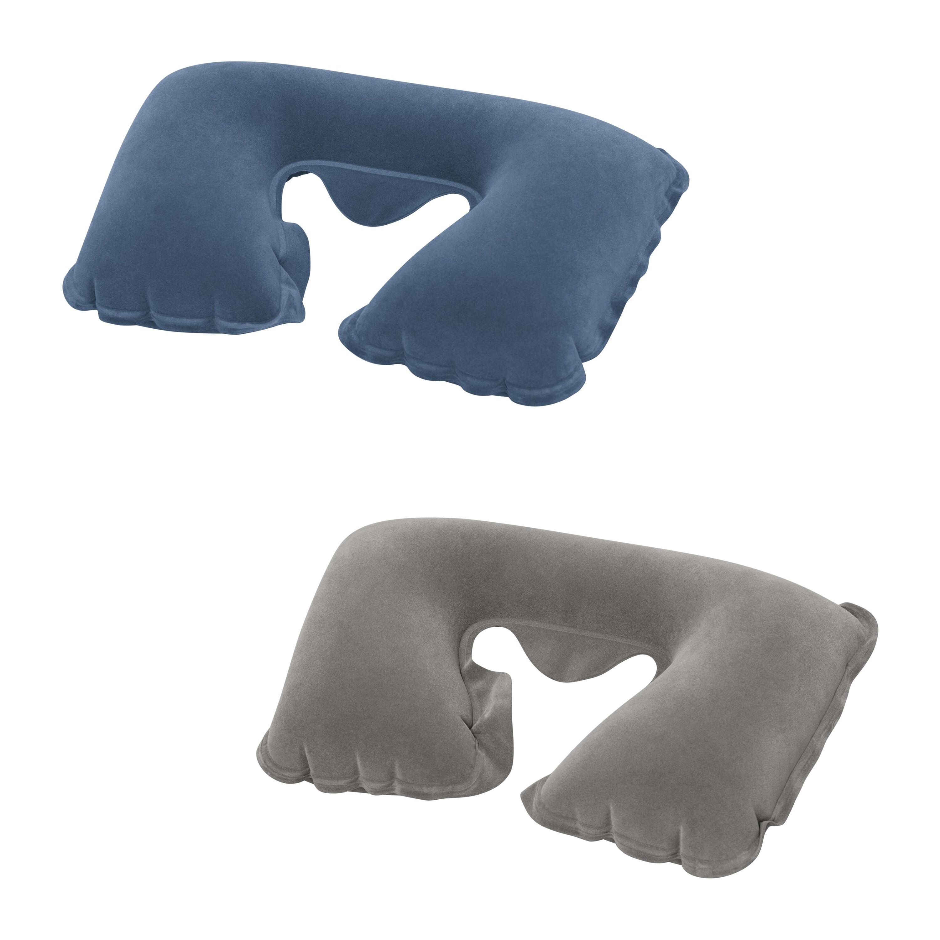 Bestway 37CM X 24CM X 10CM Flocked Air Neck Rest (Contents:pillow, 2 assorted colors)
