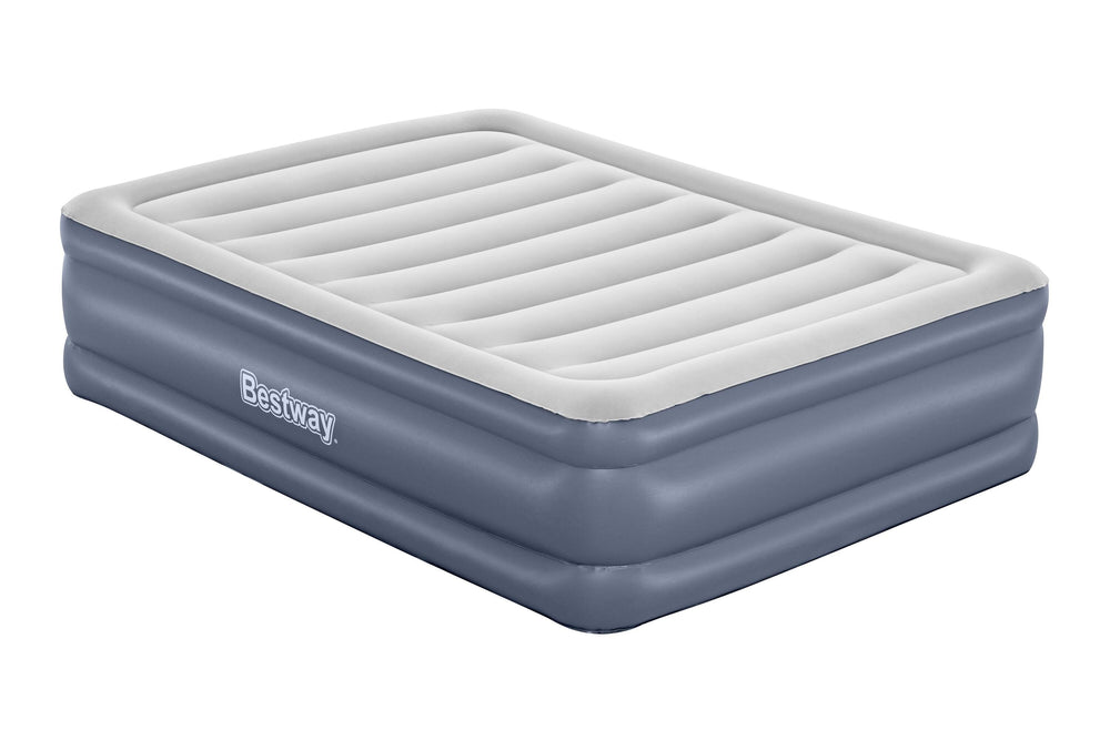 Bestway 2.03m x 1.52m x 51cm Tritech Air Mattress Queen Built-in AC Pump (air mattress, storage bag, repair patch, with Built-in Pump(220V-240V))
