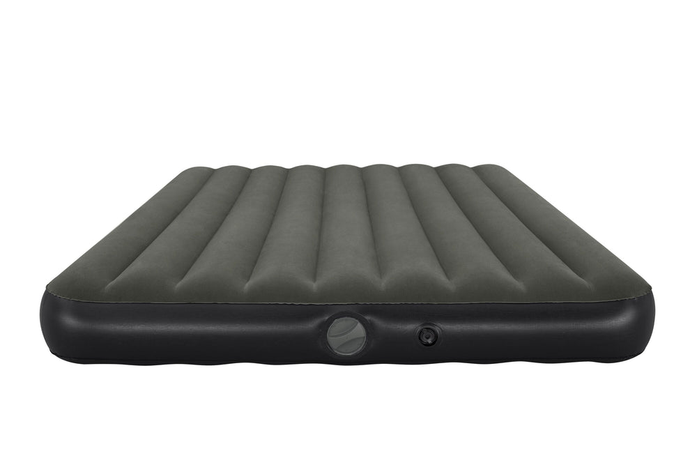 Bestway 2.03m x 1.52m x 25cm Tritech Air Mattress Queen Built-in Rechargeable Pump (Air Mattress, repair patch,USB charging cable, with Built-in Rechargeable Pump)