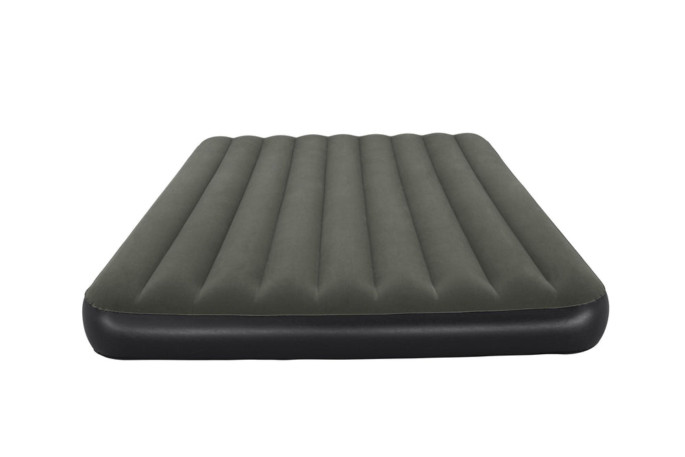 Bestway 2.03m x 1.52m x 25cm Tritech Air Mattress Queen Built-in Rechargeable Pump (Air Mattress, repair patch,USB charging cable, with Built-in Rechargeable Pump)