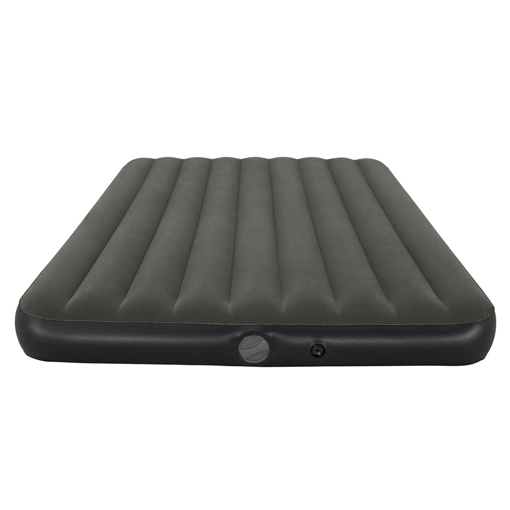 Bestway 2.03m x 1.52m x 25cm Tritech Air Mattress Queen Built-in Rechargeable Pump (Air Mattress, repair patch,USB charging cable, with Built-in Rechargeable Pump)