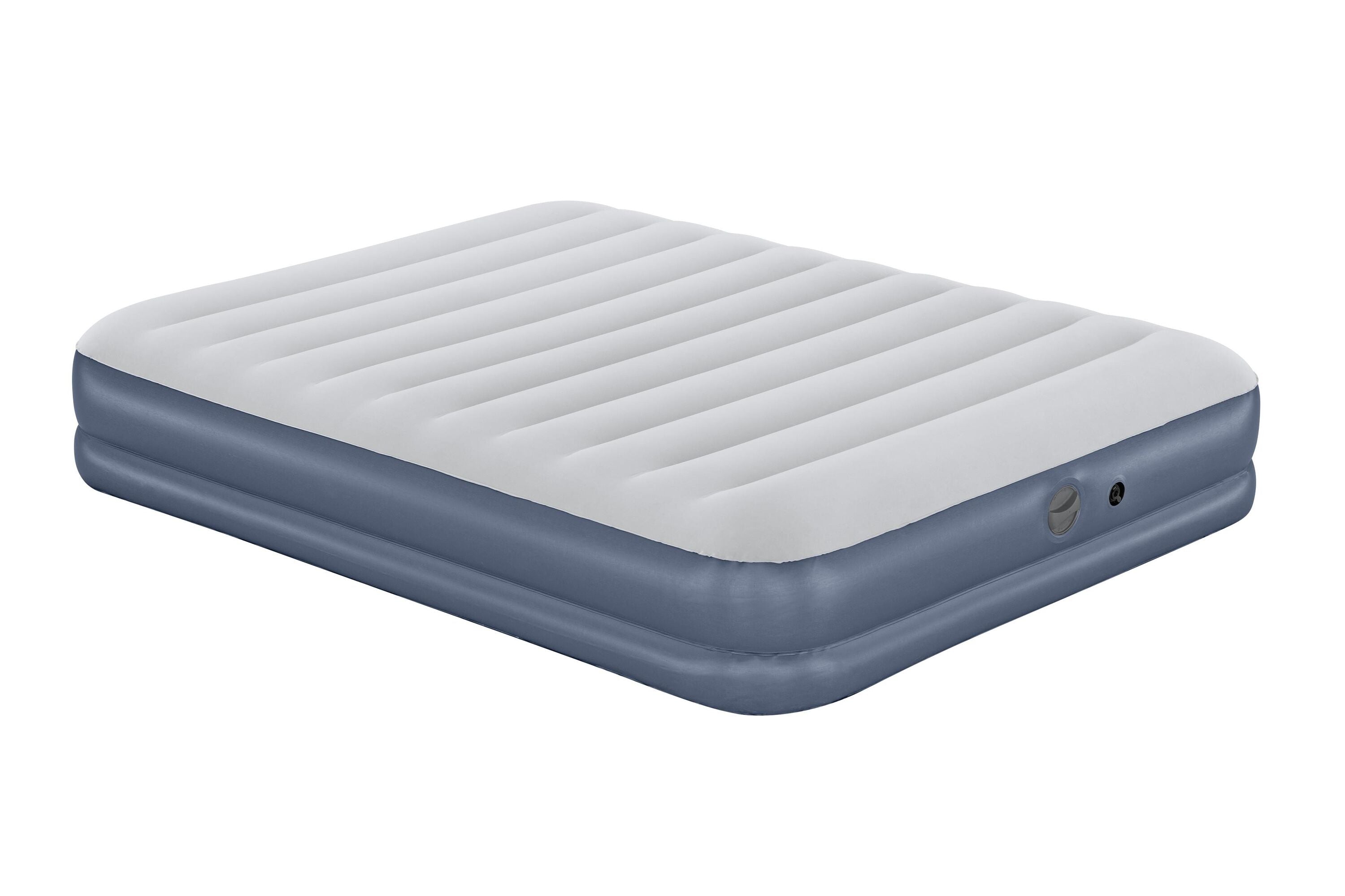 Bestway 2.03m x 1.52m x 36cm Tritech Air Mattress Queen Built-in Rechargeable Pump (air mattress, repair patch,USB charging cable, with Built-in Rechargeable Pump)