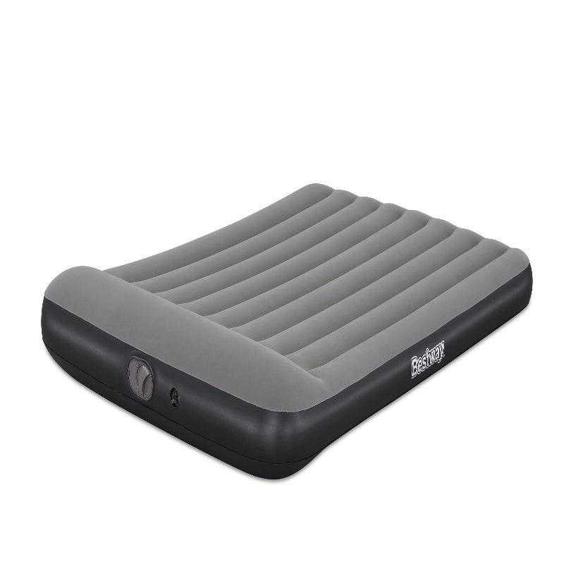 Bestway 2.03m x 1.52m x 30cm Tritech Air Mattress Queen Built-in USB pump (Air Mattress, repair patch, with Built-in Pump(5V-2A))