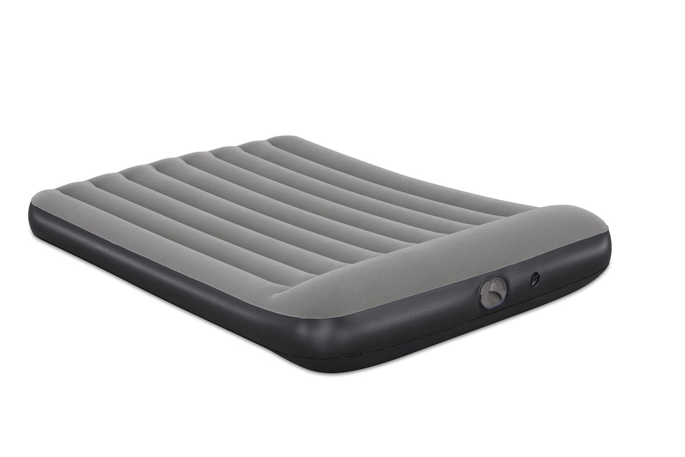 Bestway 2.03m x 1.52m x 30cm Tritech Air Mattress Queen Built-in USB pump (Air Mattress, repair patch, with Built-in Pump(5V-2A))