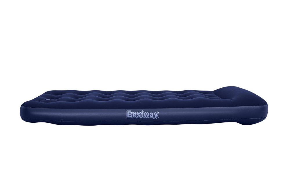 Bestway 1.85M X 76CM X 28CM Air Mattress JR.Twin Built-IN Foot Pump (Contents:Air Mattress, repair patch)