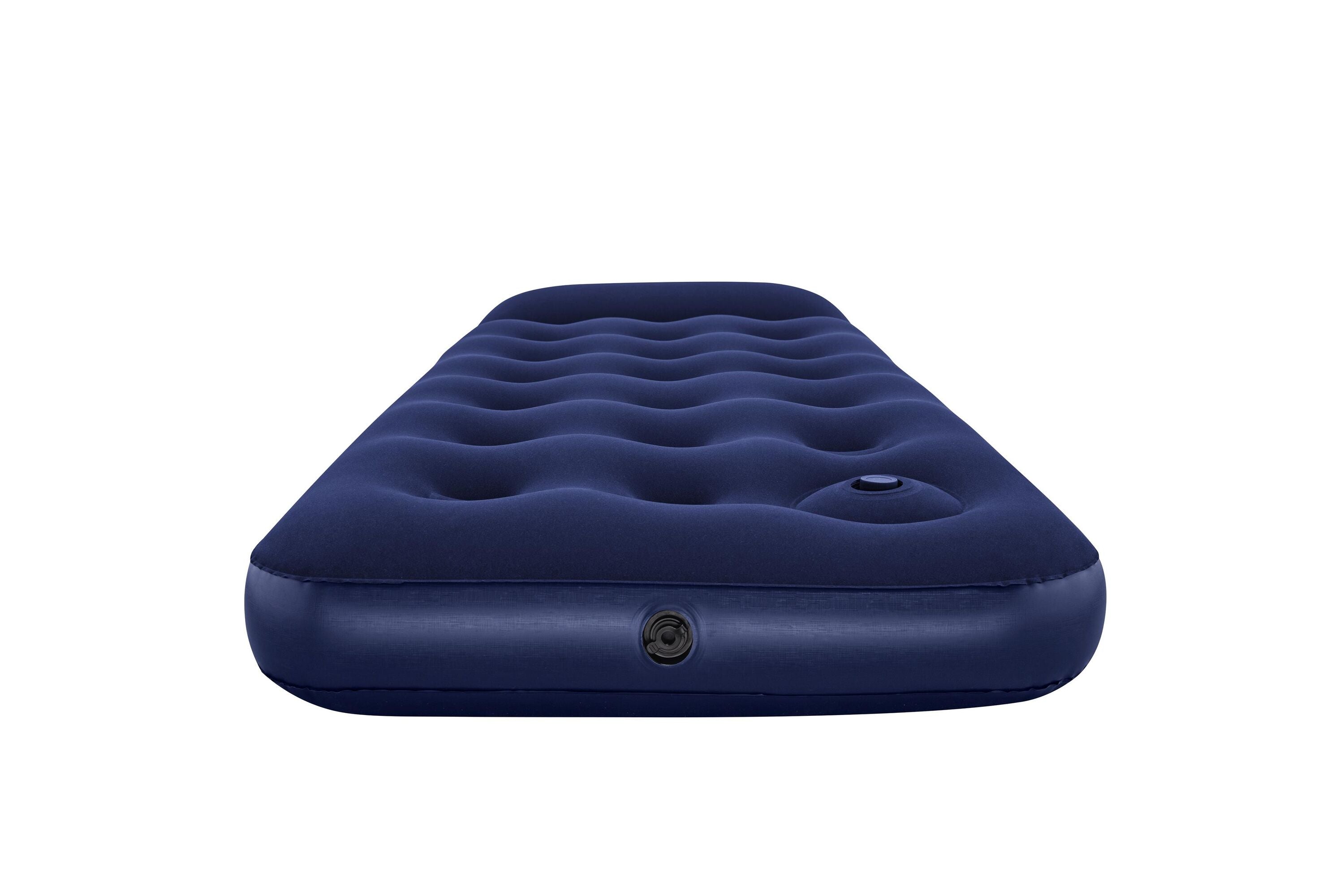 Bestway 1.85M X 76CM X 28CM Air Mattress JR.Twin Built-IN Foot Pump (Contents:Air Mattress, repair patch)