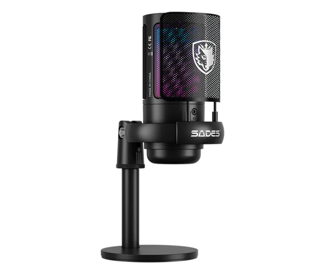 Sades ME6S Tyto Gaming Microphone,Black