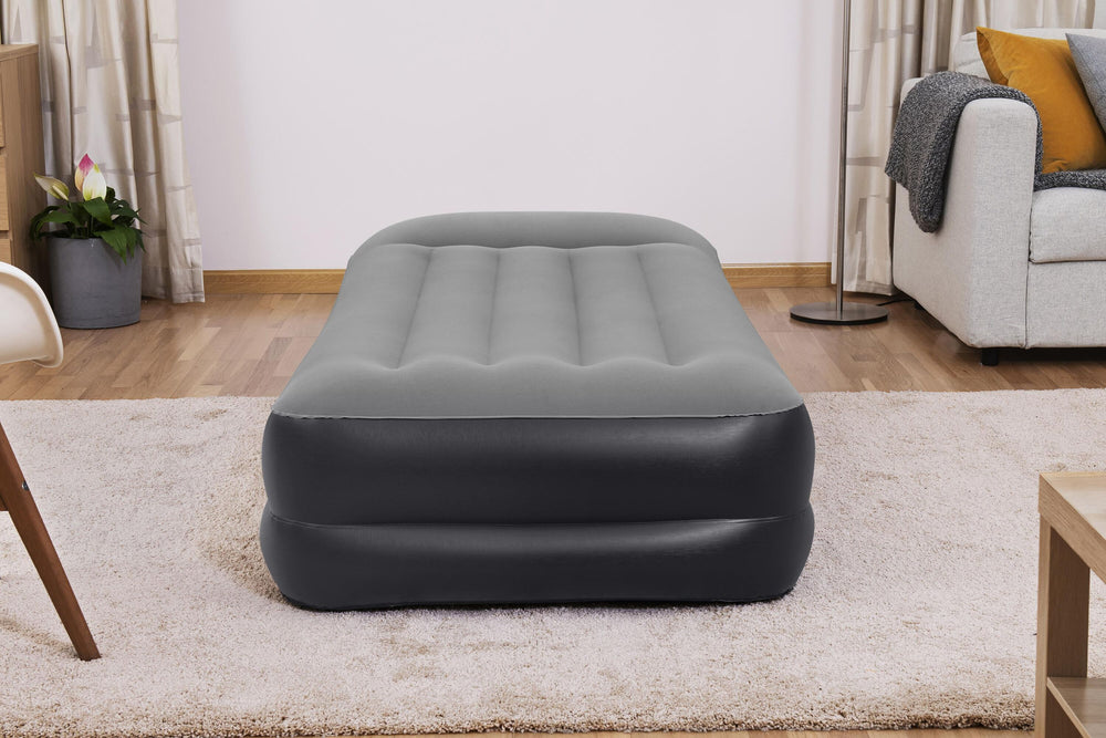 Bestway 1.91m x 97cm x 46cm Tritech Air Mattress Twin Built-in AC pump (Air Mattress, travel bag, repair patch, with Built-in Pump(220V~240V))