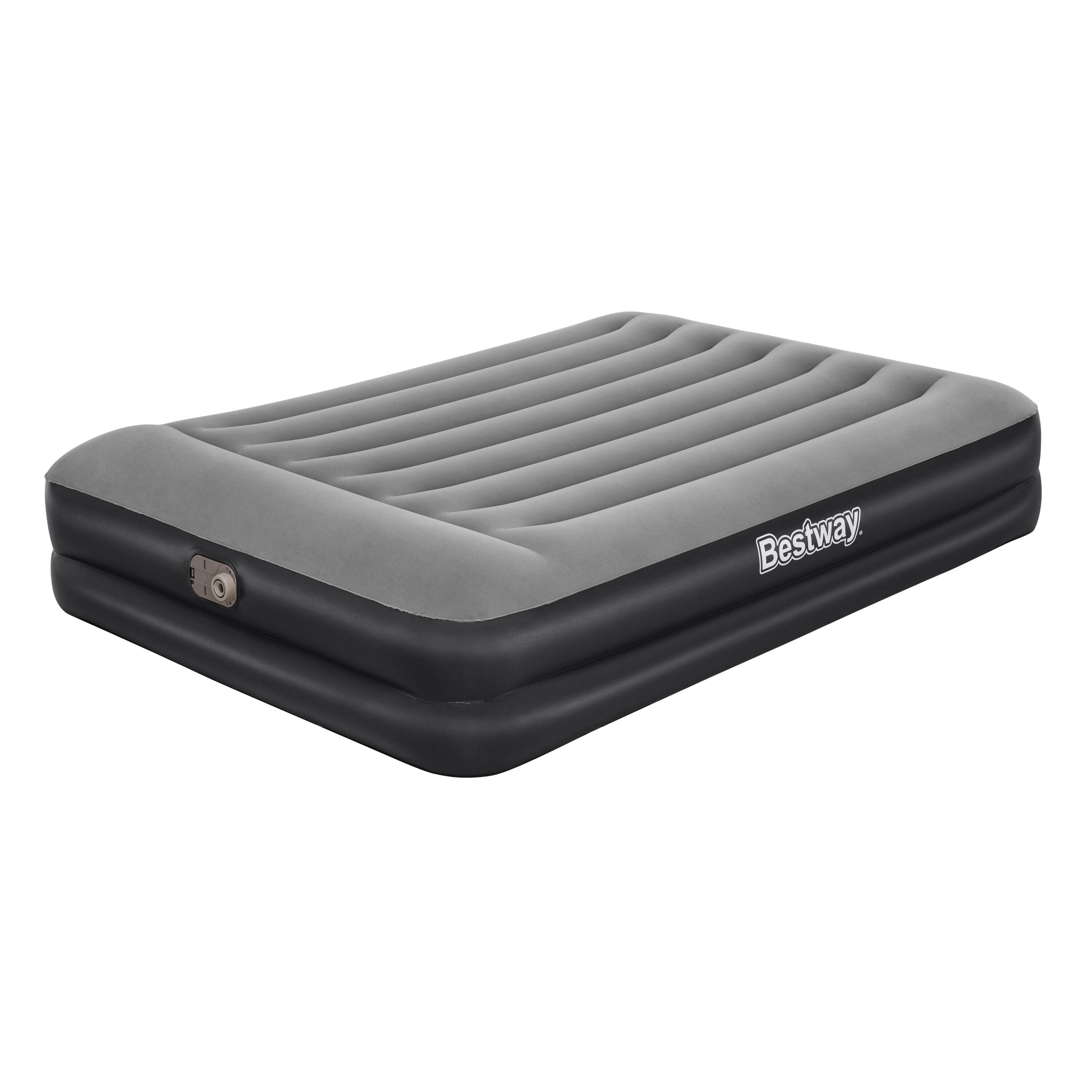 Bestway 2.03M X 1.52M X 46CM Tritech Air Mattress Queen Built-IN AC Pump (Contents:Air Mattress, travel bag, repair patch, with Built-in Pump(220V~240V))