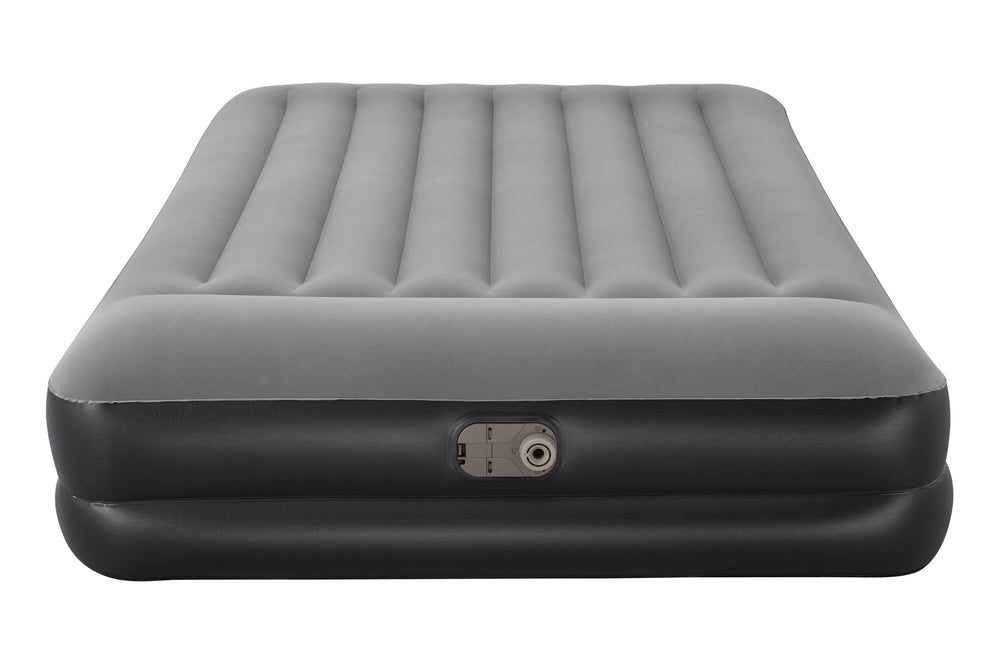 Bestway 2.03M X 1.52M X 46CM Tritech Air Mattress Queen Built-IN AC Pump (Contents:Air Mattress, travel bag, repair patch, with Built-in Pump(220V~240V))