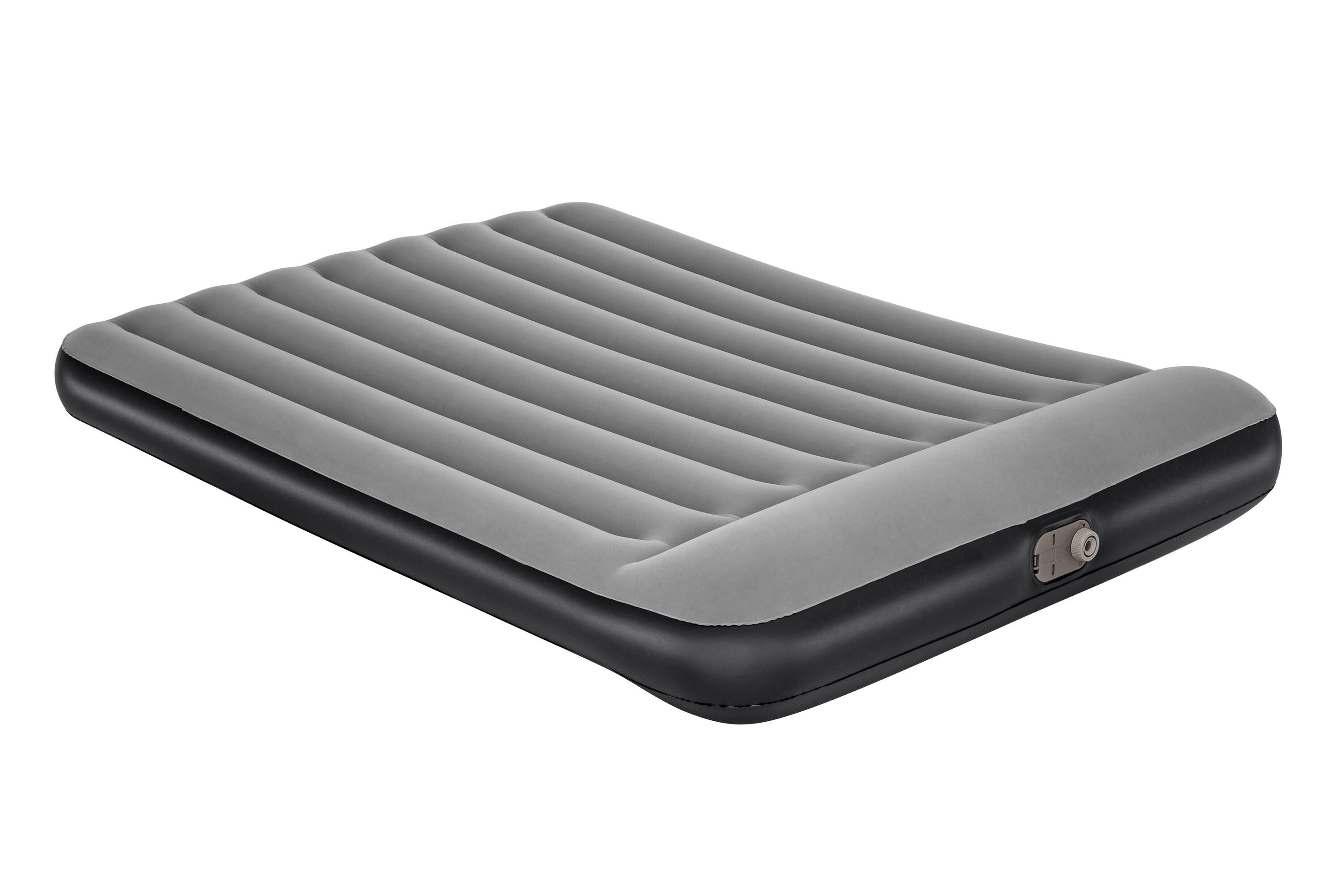 Bestway80" X 60" X 12"/2.03M X 1.52M X 30CM Tritech Air Mattress Queen Built-IN AC Pump (Contents:Air Mattress, repair patch, with Built-in Pump(220V~240V))