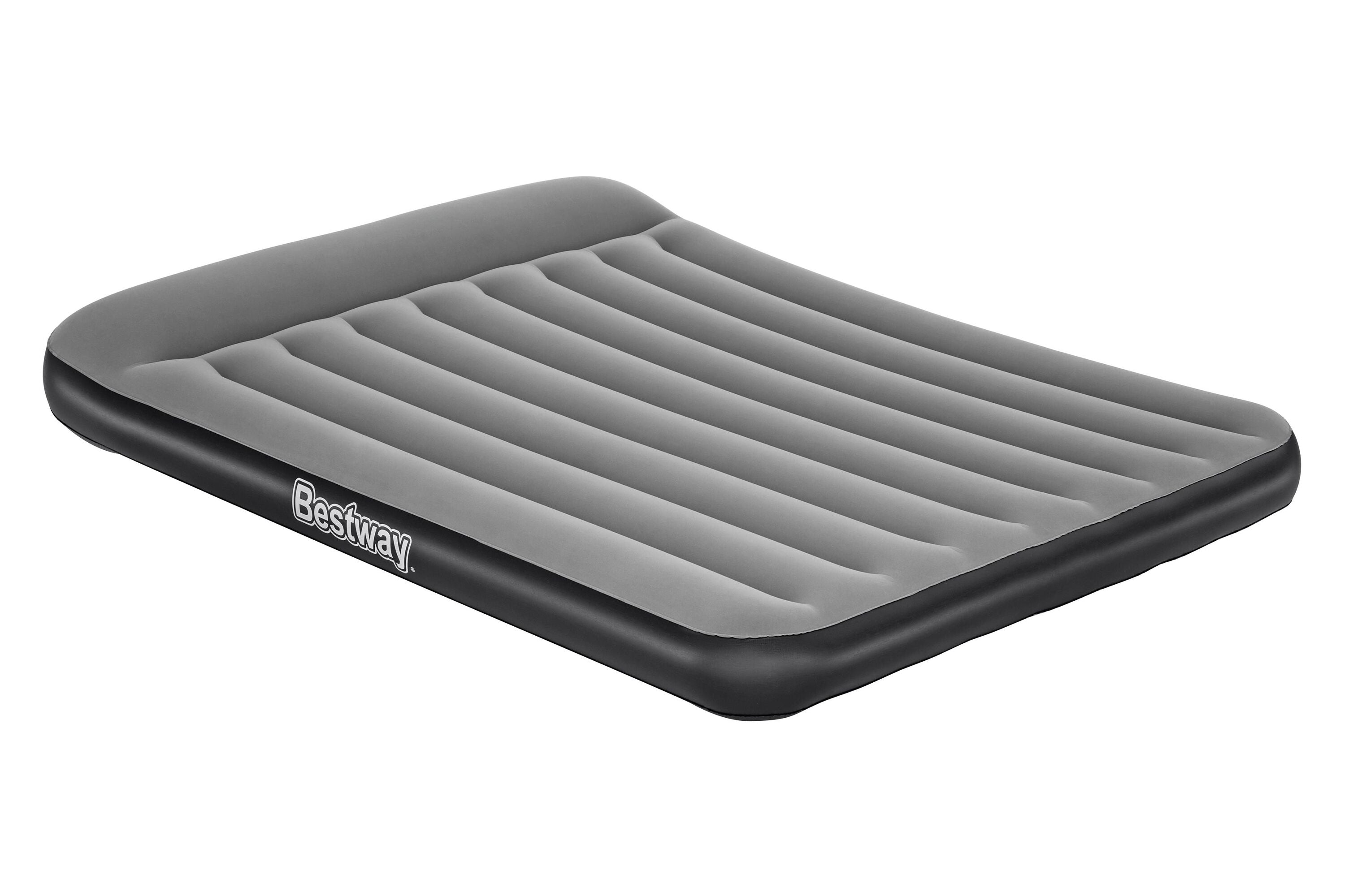 Bestway80" X 60" X 12"/2.03M X 1.52M X 30CM Tritech Air Mattress Queen Built-IN AC Pump (Contents:Air Mattress, repair patch, with Built-in Pump(220V~240V))