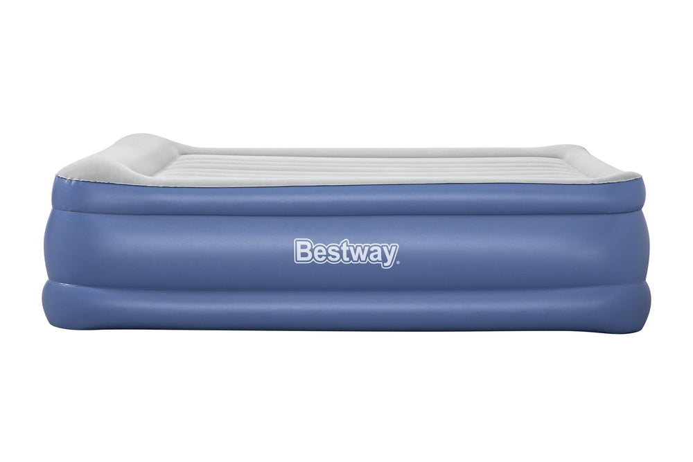 Bestway 2.03M X 1.52M X 56CM Tritech Air Mattress Queen Built-IN AC Pump (Contents:Air Mattress, storage bag, repair patch, with Built-in Pump(220V-240V))