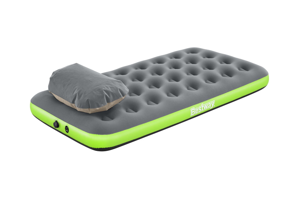 Bestway 1.88M X 99CM X 22CM Roll & Relax Air Mattress Twin (Contents:Air Mattress, repair patch, pocket bag)