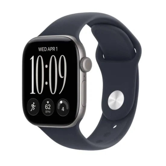 Apple Watch Series 12 GPS 42mm Space Grey Aluminium Case with Navy Blue Sport Band - S/M