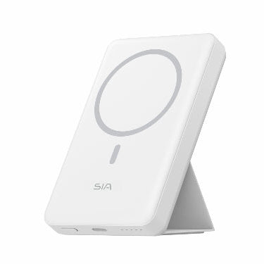 SIA PB2001 10000mAh wireless with holder 38.5WH WHT