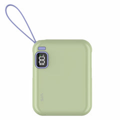 SIA PB302 10000mAh power bank with cable 38.5WH green