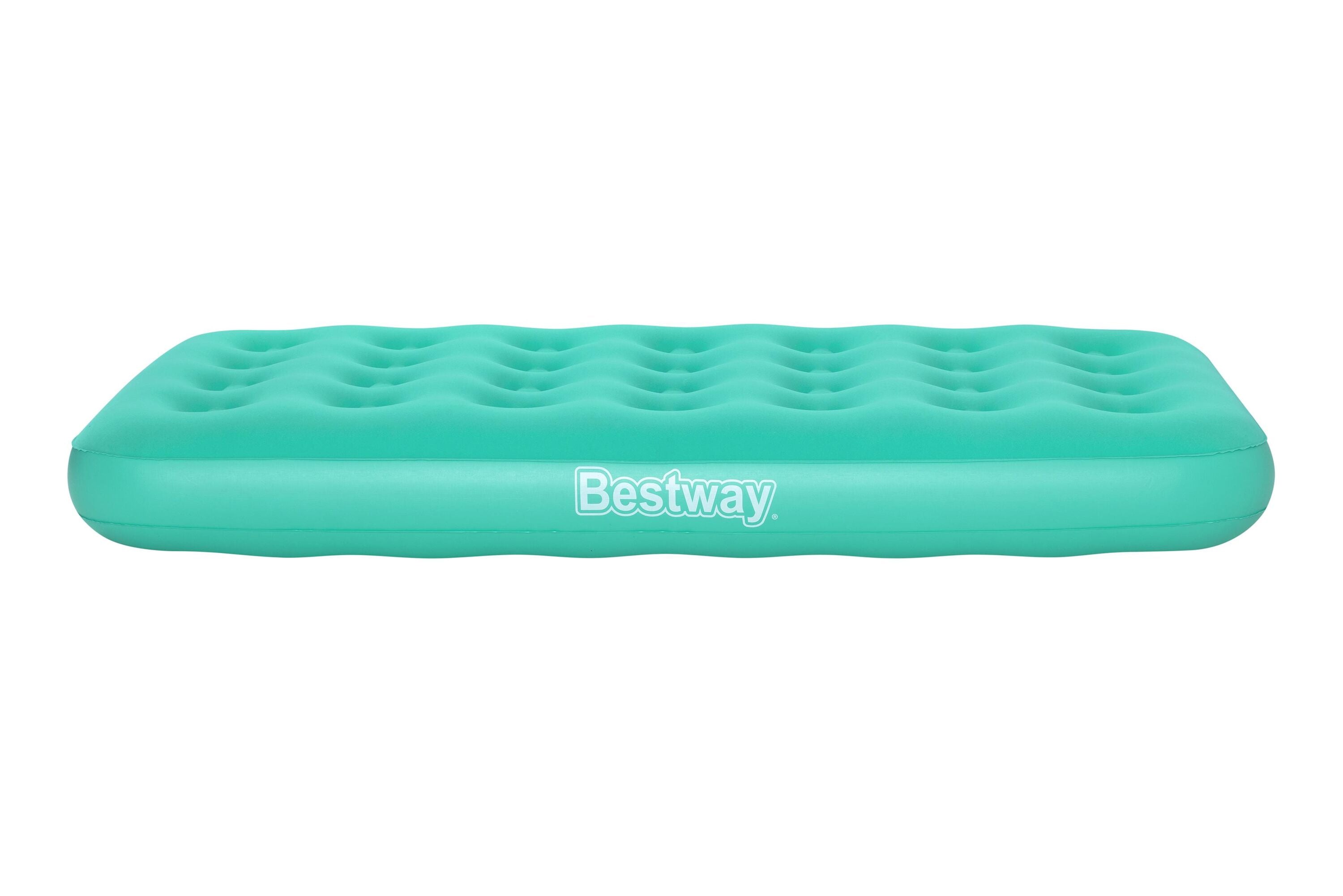 Bestway 1.58M X 89CM X 18CM Drowsydreamer Air Mattress With Manual Hand Pump (Contents:Air Mattress, repair patch, with Air Hammer-Inflation Pump) Age 3+