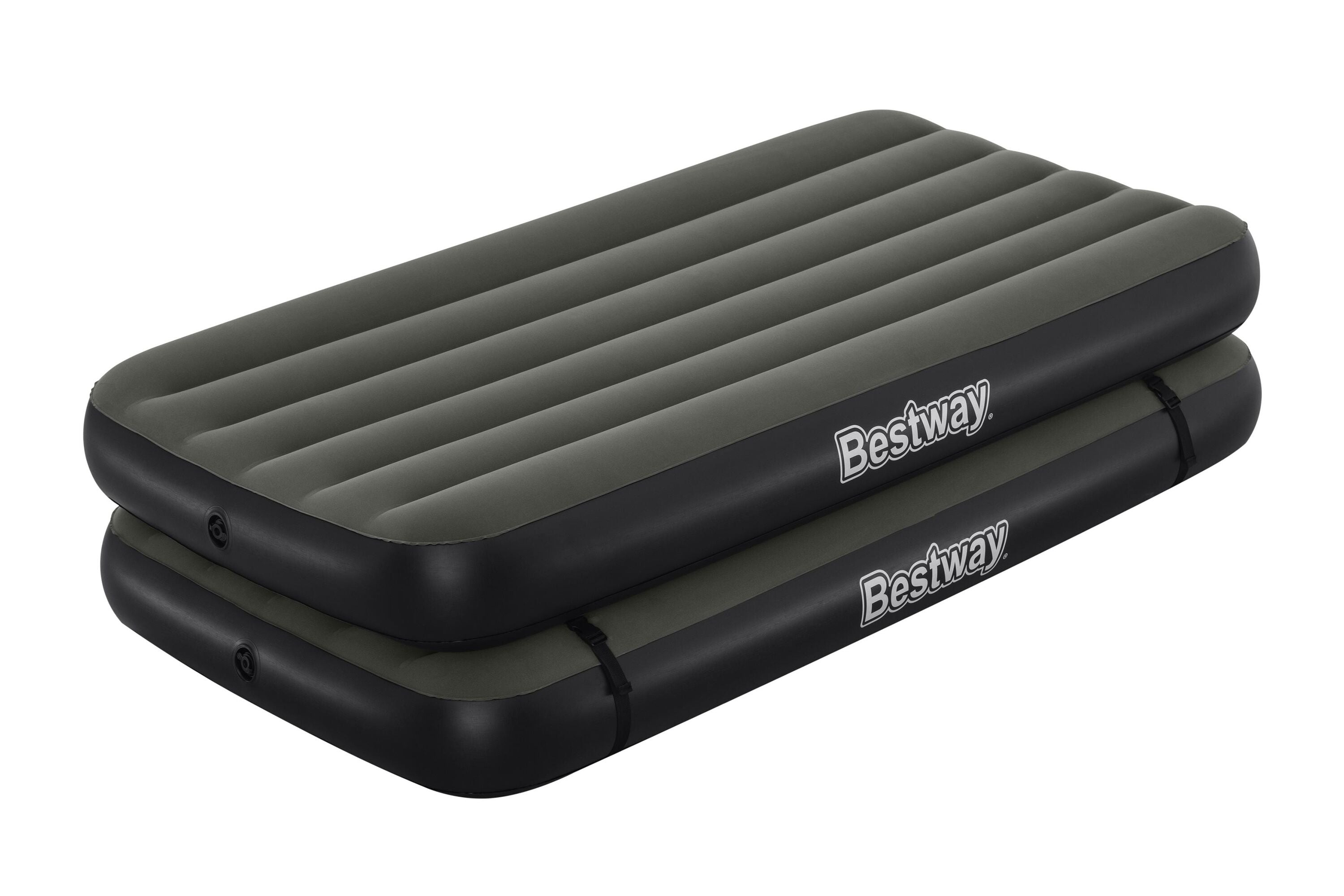 Bestway 1.88M X 99CM X 25CM Tritech Connect And Rest 3-IN-1 Air Mattress Twin/King (Contents:Air Mattress, repair patch)