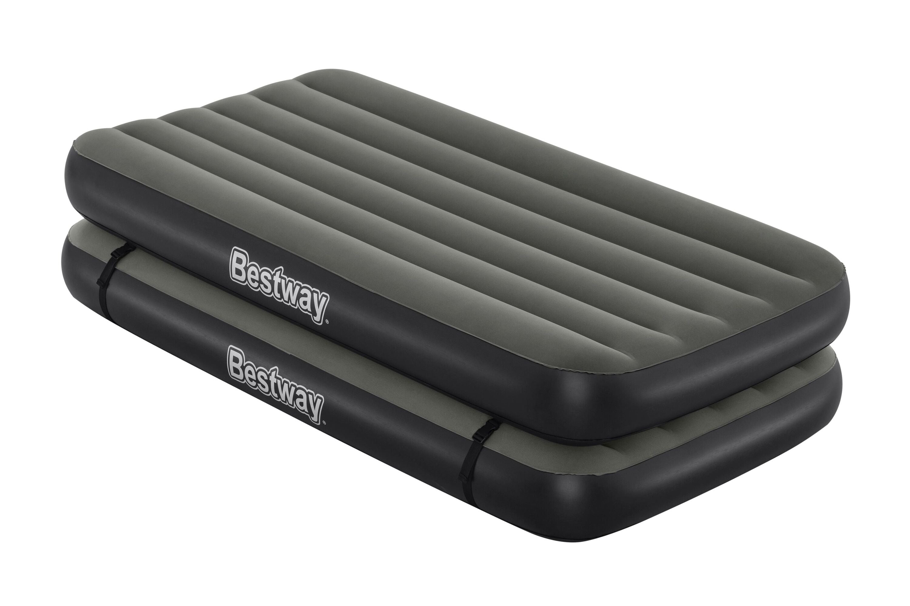 Bestway 1.88M X 99CM X 25CM Tritech Connect And Rest 3-IN-1 Air Mattress Twin/King (Contents:Air Mattress, repair patch)
