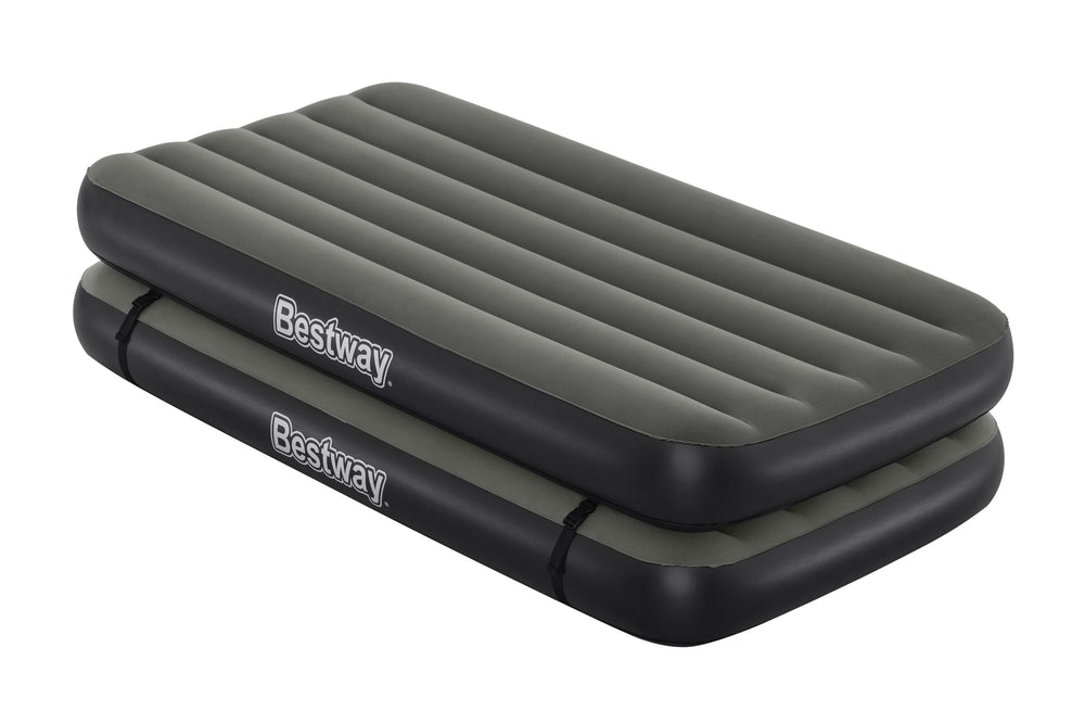 Bestway 1.88M X 99CM X 25CM Tritech Connect And Rest 3-IN-1 Air Mattress Twin/King (Contents:Air Mattress, repair patch)