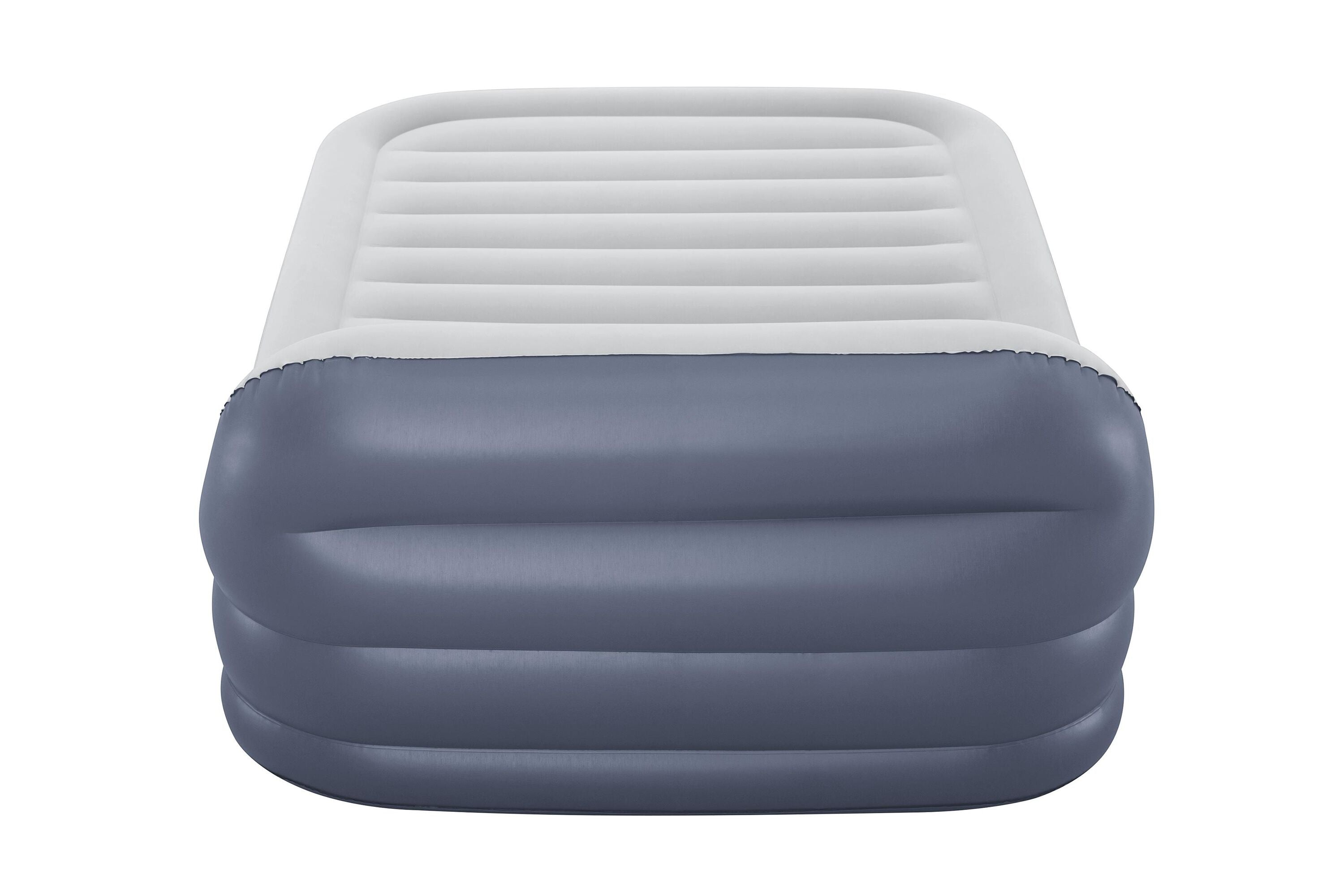 Bestway 2.26M X 1.52M X 84CM Tritech Sleekflow Headboard Air Mattress Queen Built-IN AC Pump (Contents:air mattress, storage bag, repair patch, with Built-in Pump(220V~240V))