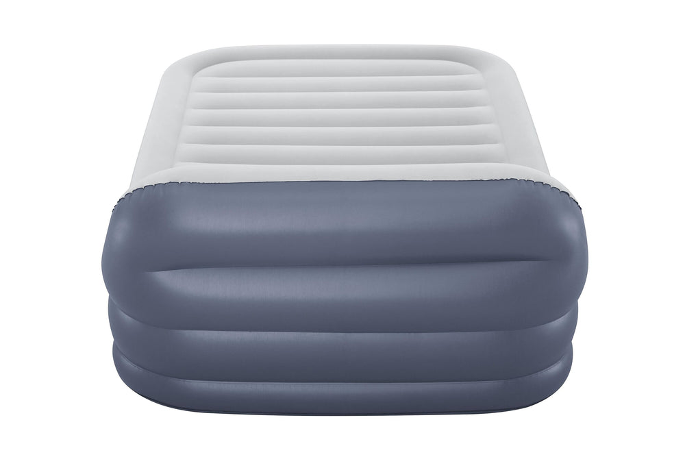 Bestway 2.26M X 1.52M X 84CM Tritech Sleekflow Headboard Air Mattress Queen Built-IN AC Pump (Contents:air mattress, storage bag, repair patch, with Built-in Pump(220V~240V))