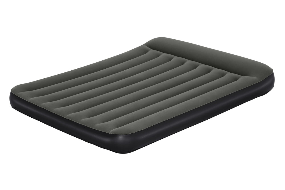 Bestway 2.03M X 1.52M X 30CM Tritech Air Mattress Queen Built-IN Battery Pump (Air Mattress, repair patch, with 4D Built-in Pump)