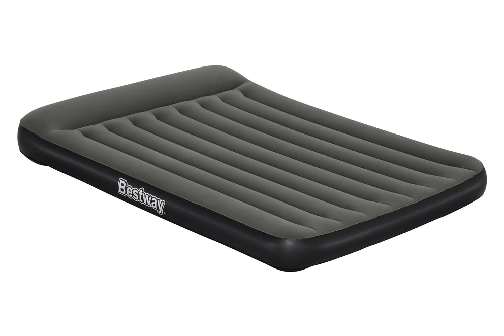 Bestway 2.03M X 1.52M X 30CM Tritech Air Mattress Queen Built-IN Battery Pump (Air Mattress, repair patch, with 4D Built-in Pump)