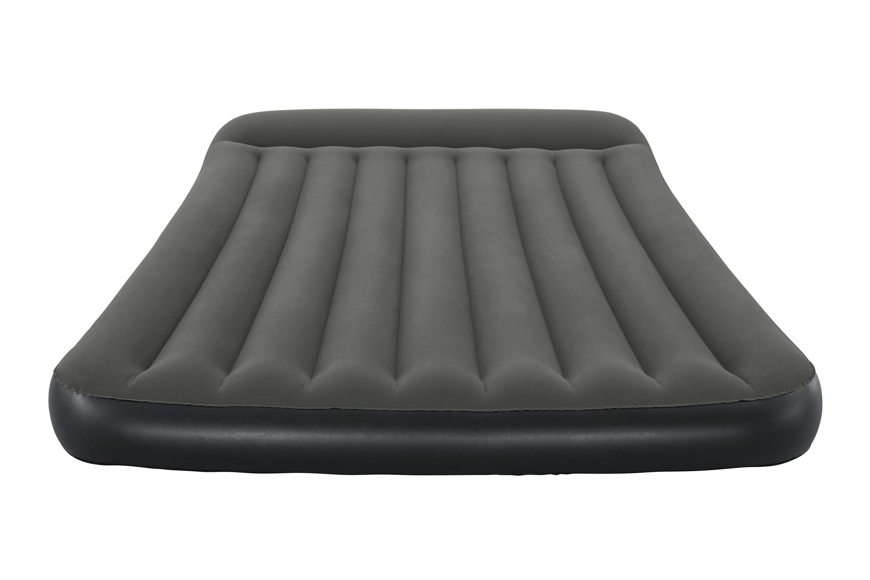 Bestway 2.03M X 1.52M X 30CM Tritech Air Mattress Queen Built-IN Battery Pump (Air Mattress, repair patch, with 4D Built-in Pump)