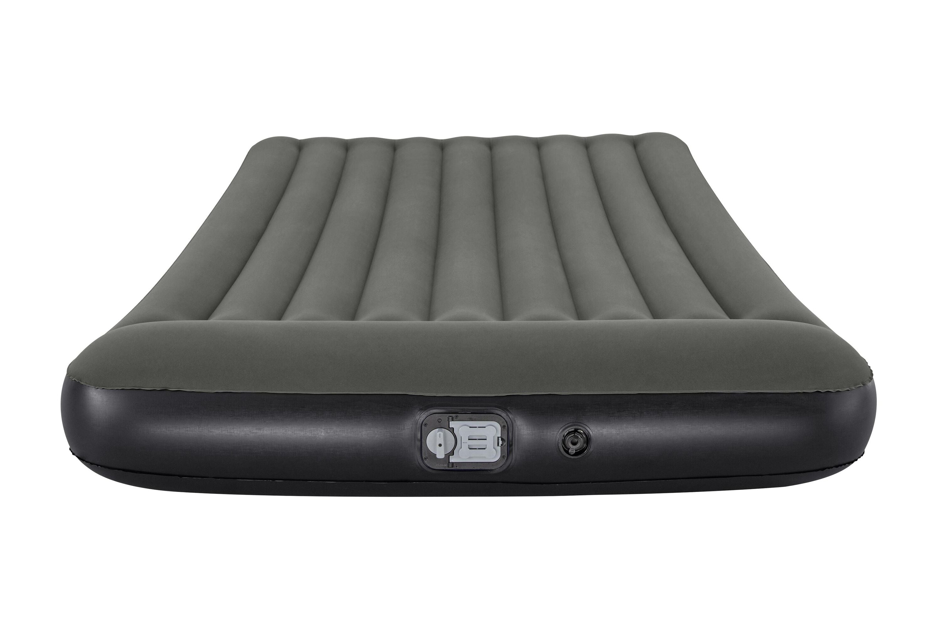 Bestway 2.03M X 1.52M X 30CM Tritech Air Mattress Queen Built-IN Battery Pump (Air Mattress, repair patch, with 4D Built-in Pump)