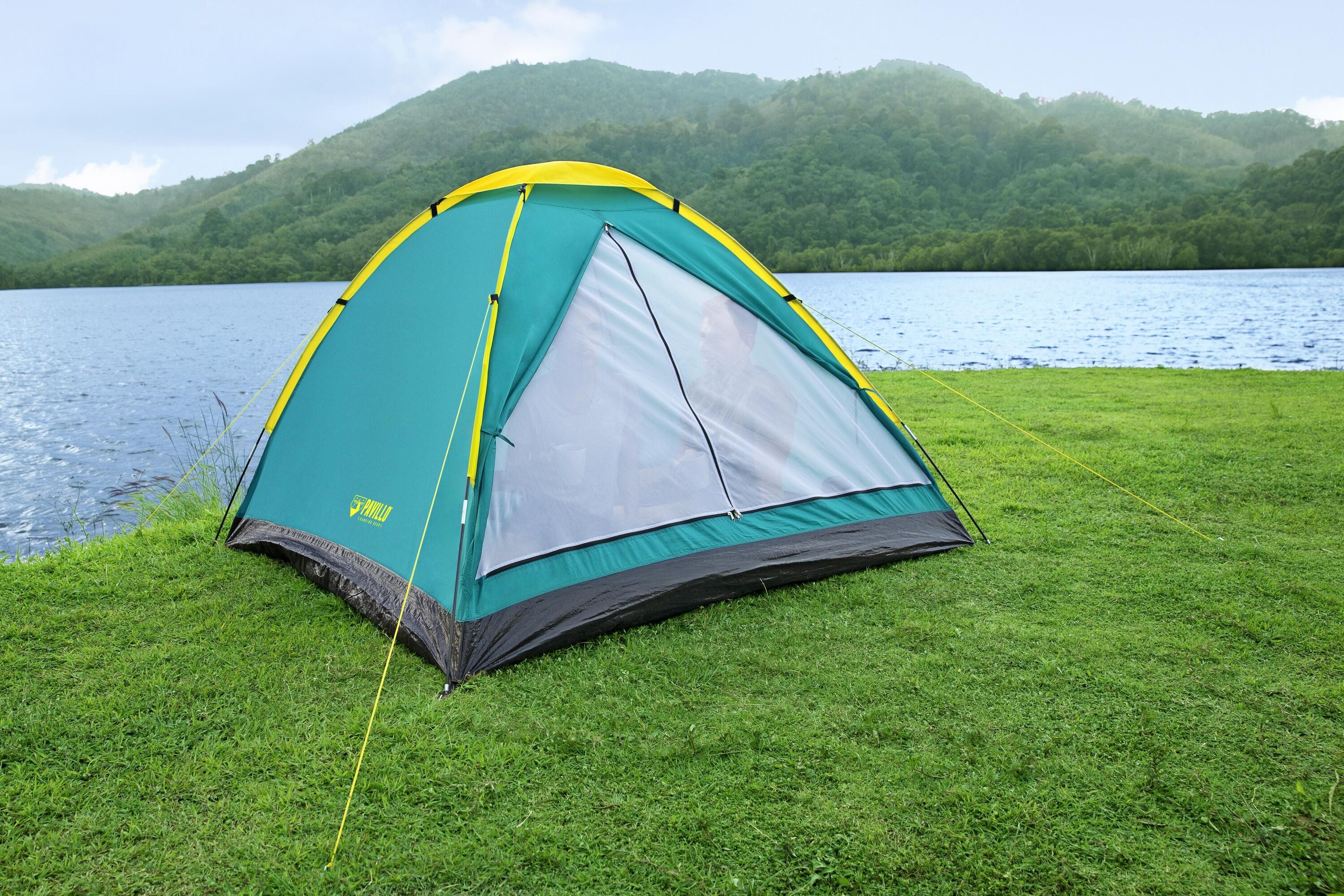 Bestway 1.45M X 2.05M X 1.00M Cooldome 2 Tent (Contents:Tent, Carry Bag, Eight Pegs, One Layer, 300mmH20)